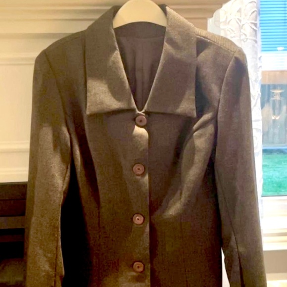 Tweed Brown Blazer - Picture 2 of 2
